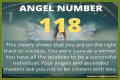 
ANGEL NUMBER 118
